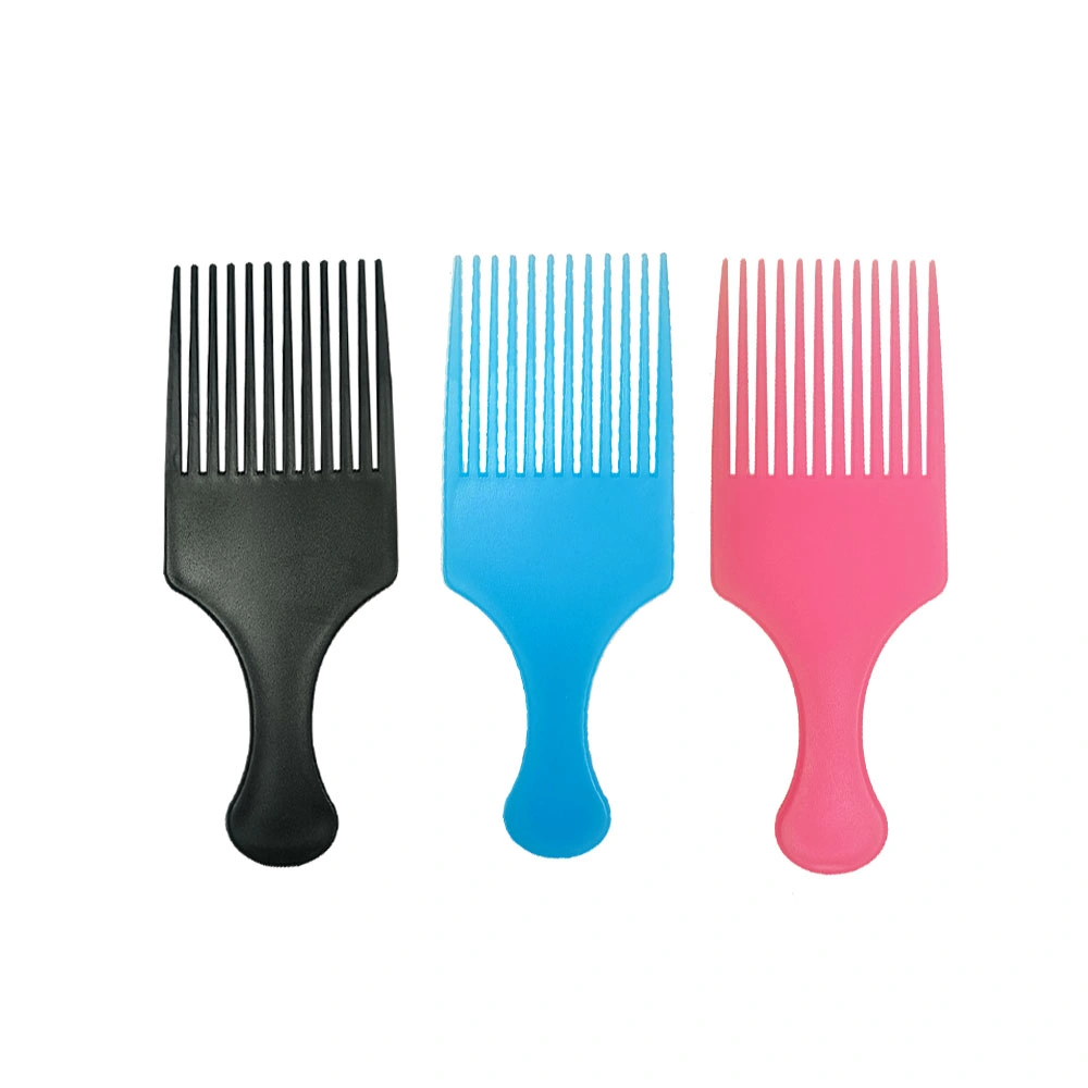 Hairdressing Tool Fluffy Texture Comb Curling Comb African Curly Hair Styling Comb