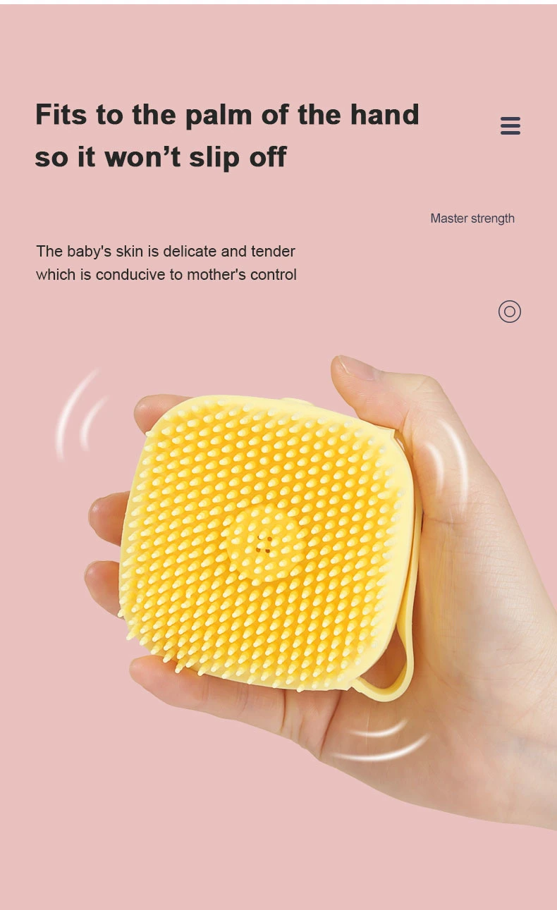 Brushes Body Exfoliator Massage Baby Cleaning Dispenser Brush Soft Silicone Bath