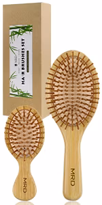 New Mold Paddle Shape Air Cushion Massage Hair Brush with Soft Touch Paint and with Bow Decoration