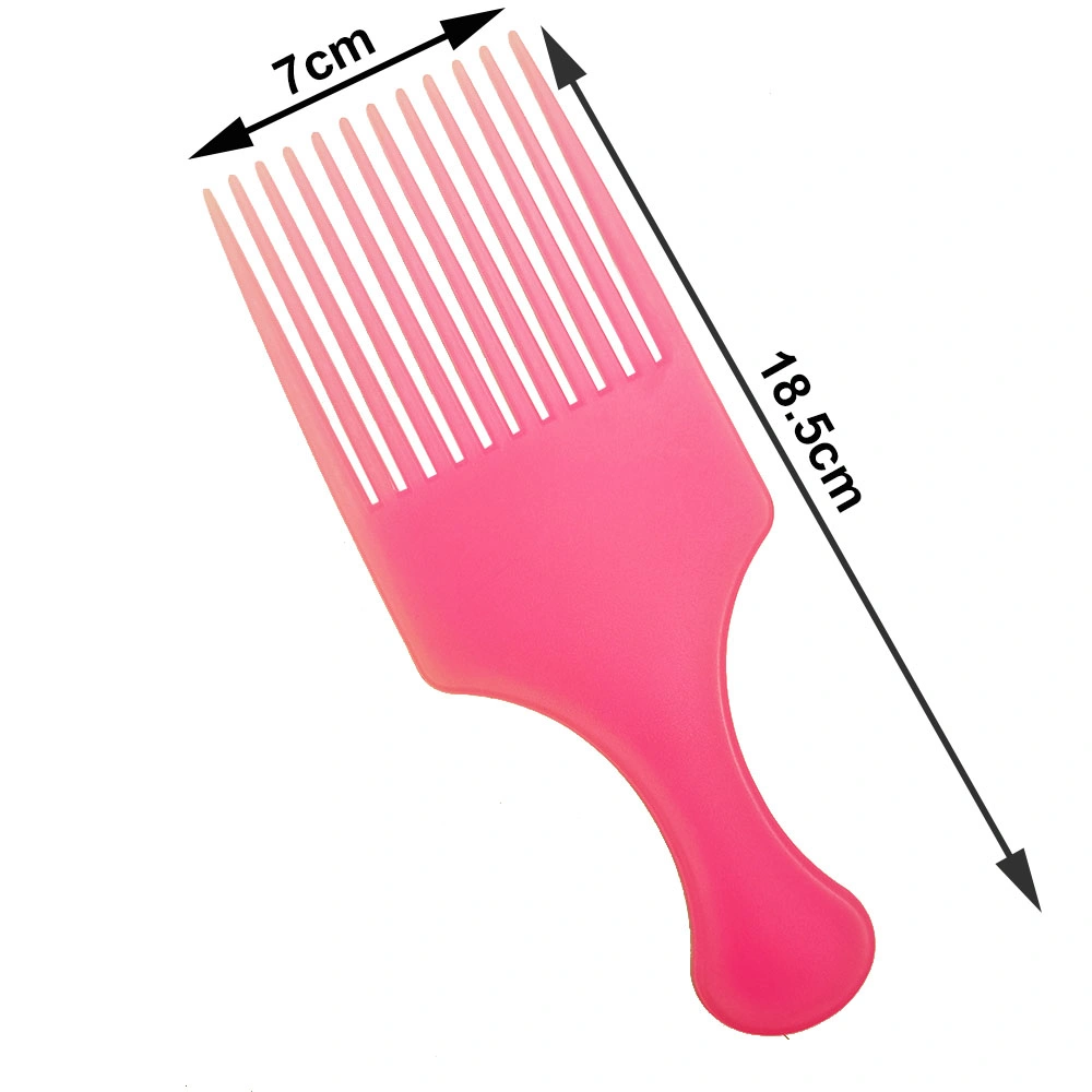 Hairdressing Tool Fluffy Texture Comb Curling Comb African Curly Hair Styling Comb