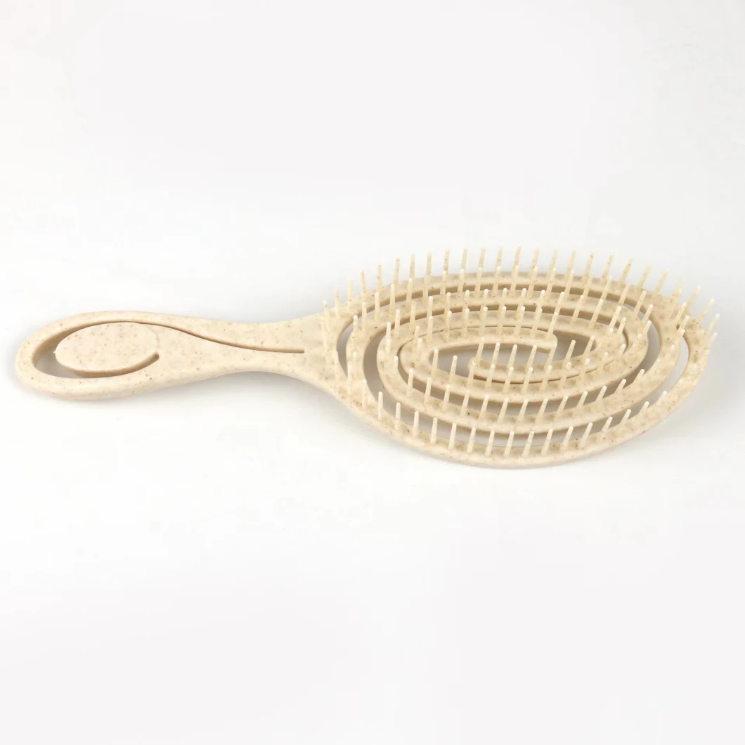 Curly Custom Logo Vented Detangling Biodegradable Hair Brush