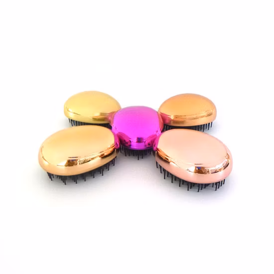 Small Straight Hair Comb Styler Brush Hair Straightener Comb Round Hair Brush
