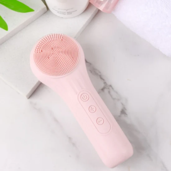 Brosse nettoyante pour hommes et femmes Brosse de gommage facial étanche Brosse faciale rechargeable adaptée au nettoyage et à l'exfoliation Brosse de nettoyage faciale électrique