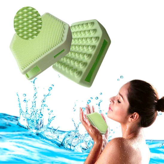 Brosse pour cuir chevelu pour cheveux secs et humides avec brosse de massage en silicone souple