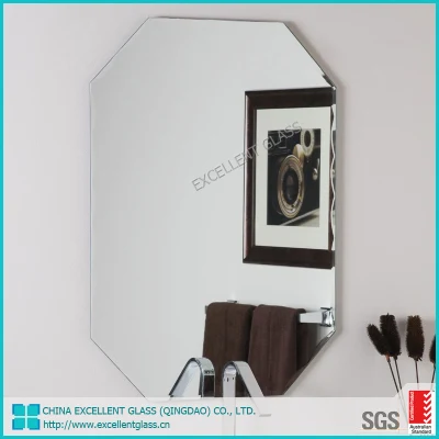 Chine Excellent miroir argenté sans cadre en gros personnalisé 2mm-6mm miroir argenté, miroir en aluminium, miroir sans cuivre et sans plomb, miroir avec film vinyle Ba