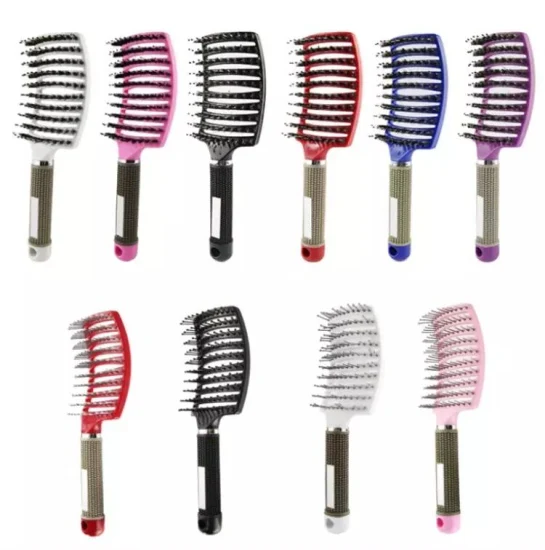 Yaeshii Brosse à cheveux ventilée magique longue et épaisse pour femme