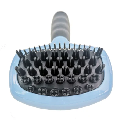 Fabricant Pet Dog Cat Toilettage Brosse à cheveux pour le massage et la perte