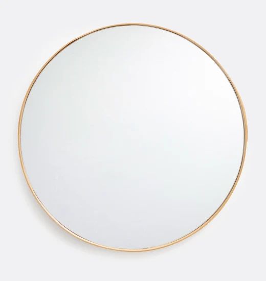 4mm Cosmétique/Maquillage Jh Verre Miroirs Encadrés En Laiton Miroir À Cadre Métallique