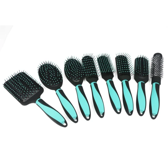 8 pièces ensemble de coiffure de brosse à cheveux de luxe coffret cadeau de Salon brosses à cheveux démêlantes pour créer une éruption parfaite à la maison pour tous les types de cheveux