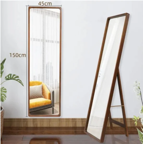 Miroir de dressing moderne à cadre en bois de haute qualité pour la maison